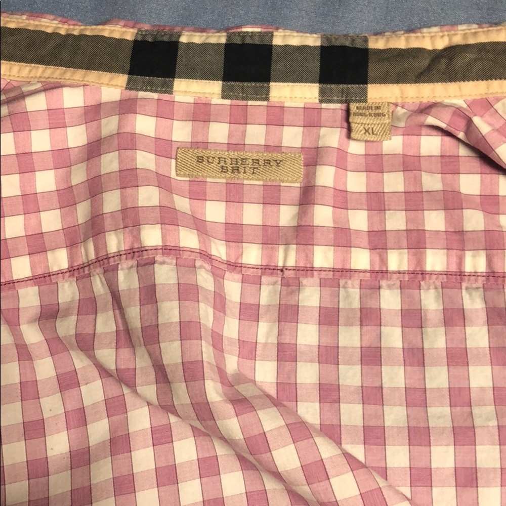 Gorgeous purple Burberry button down shirt.